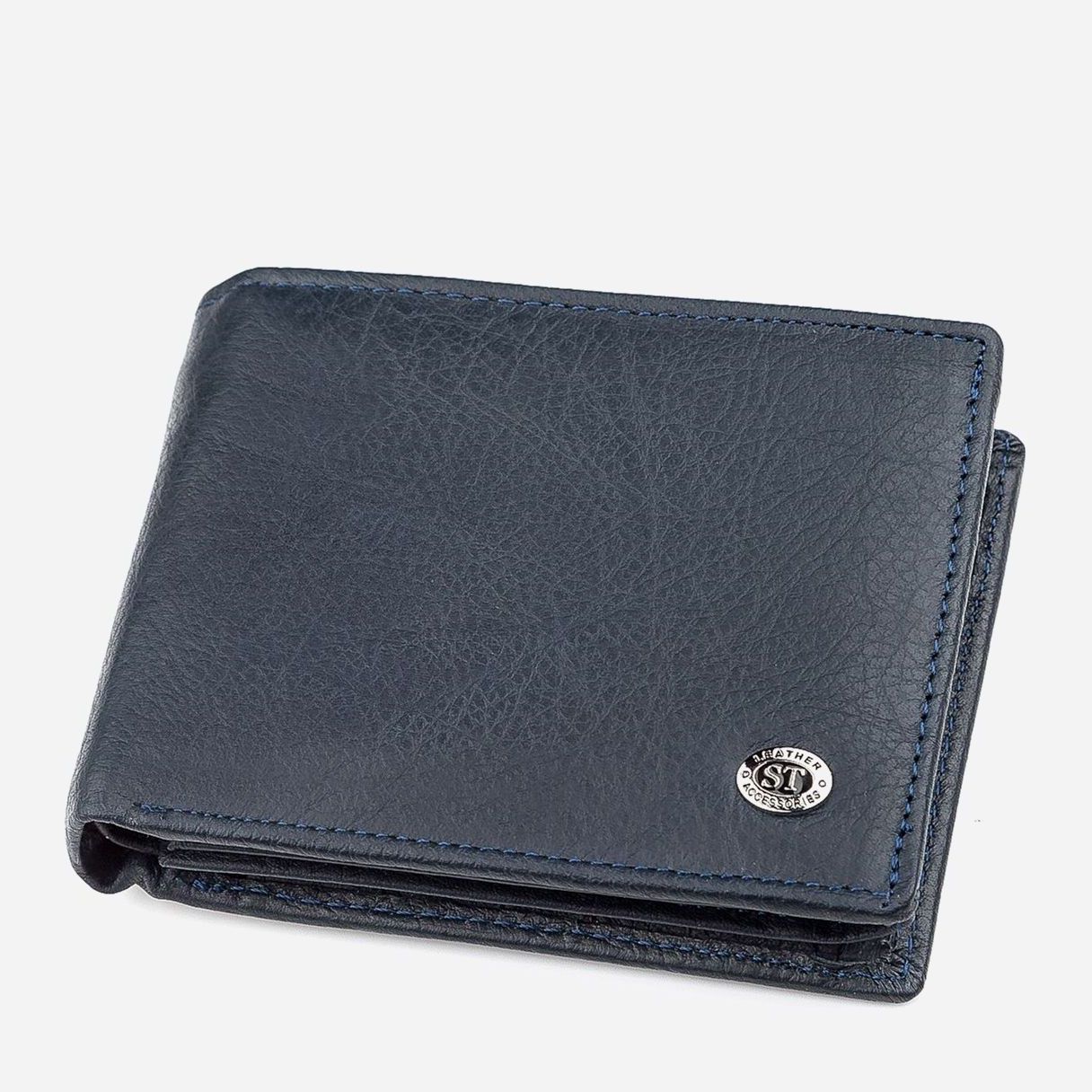 

Портмоне ST Leather Accessories 18326 Синее