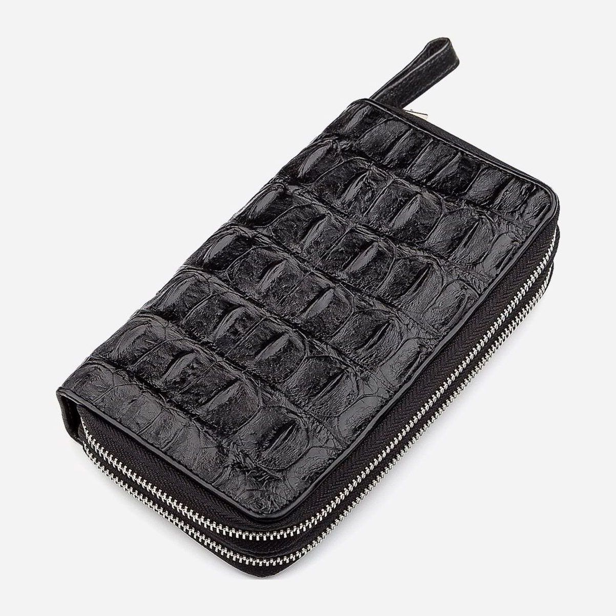 

Мужское портмоне из натуральной кожи Crocodile Leather leather-18274 Черное