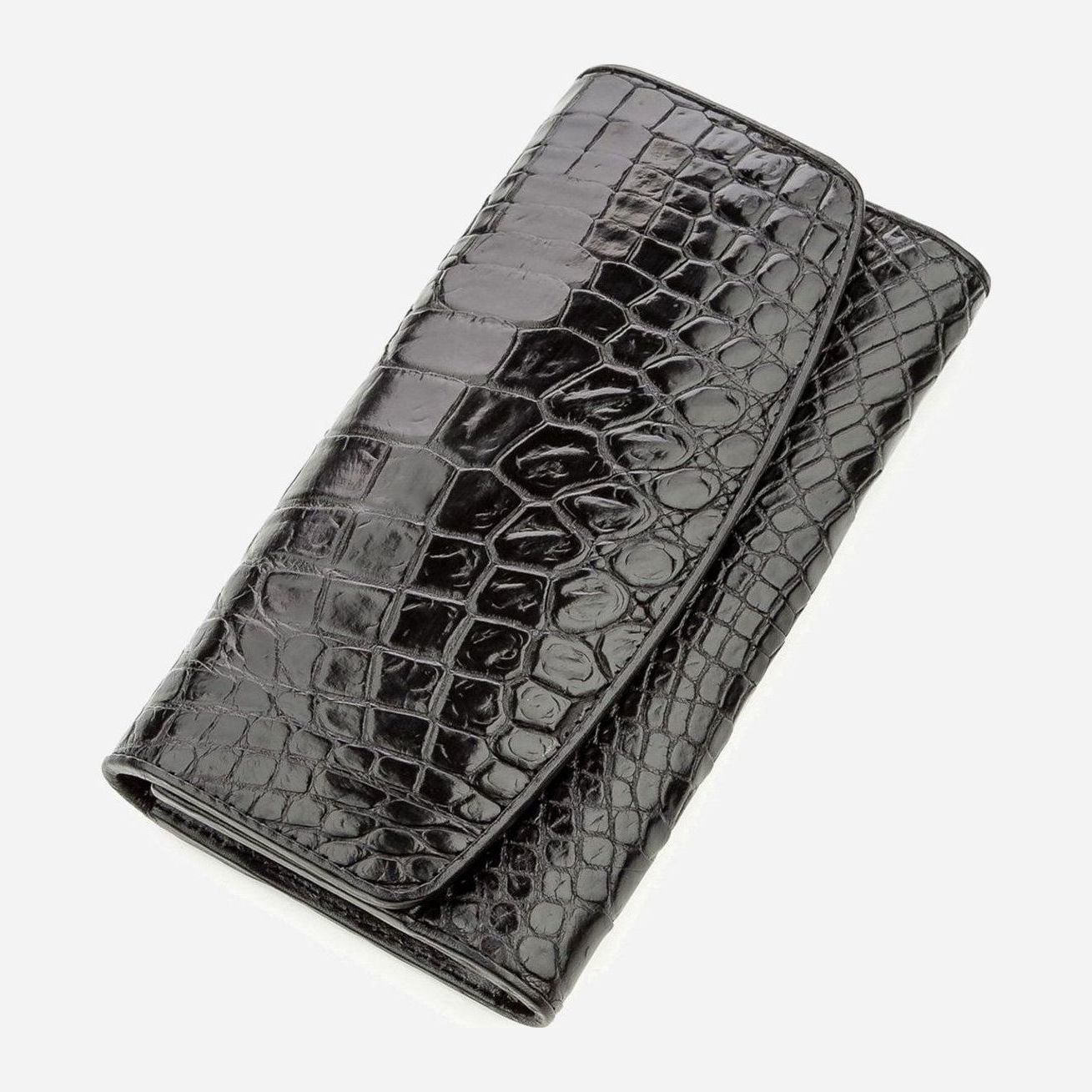 

Мужское портмоне из натуральной кожи Crocodile Leather leather-18572 Черное
