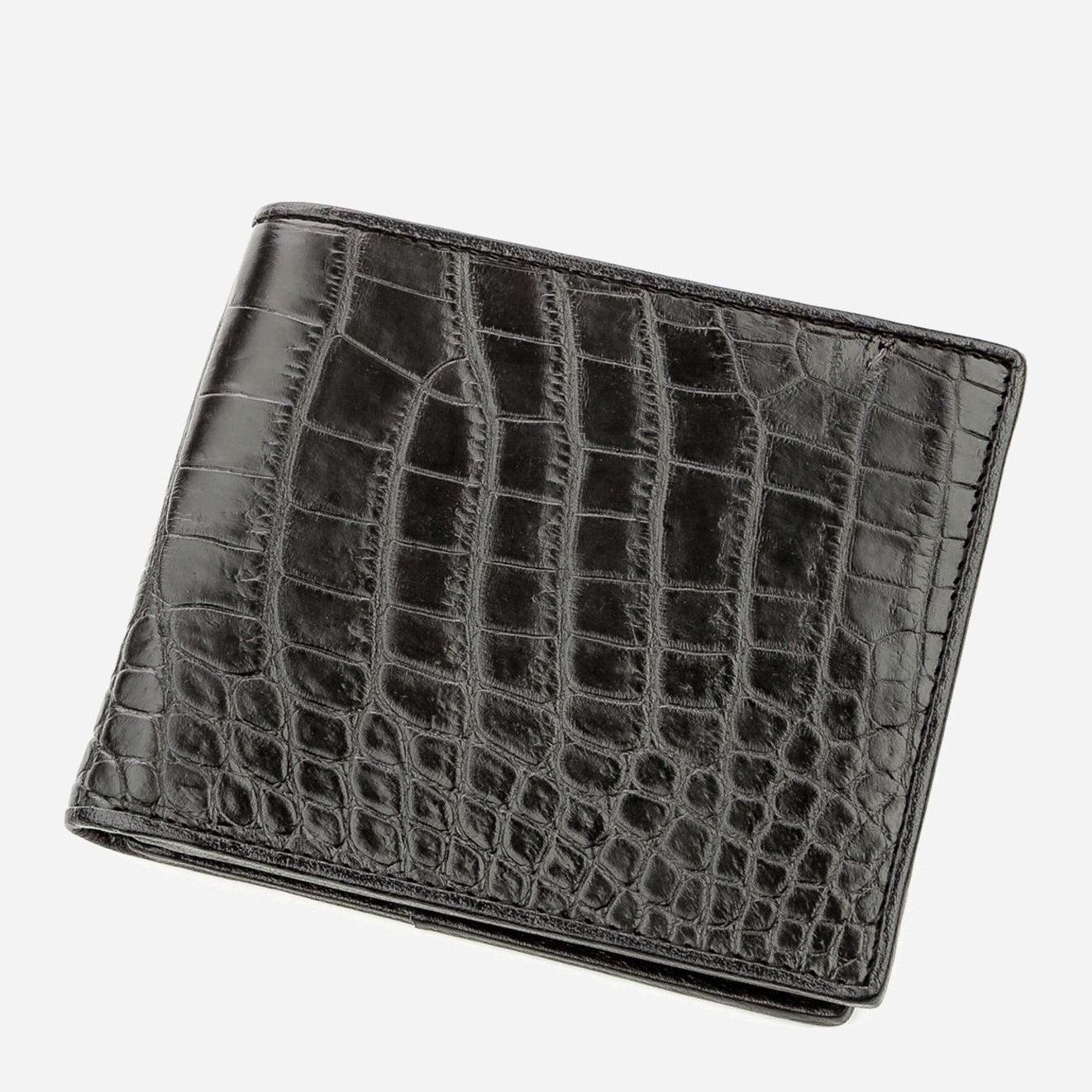 

Мужское портмоне из натуральной кожи Crocodile Leather leather-18578 Черное
