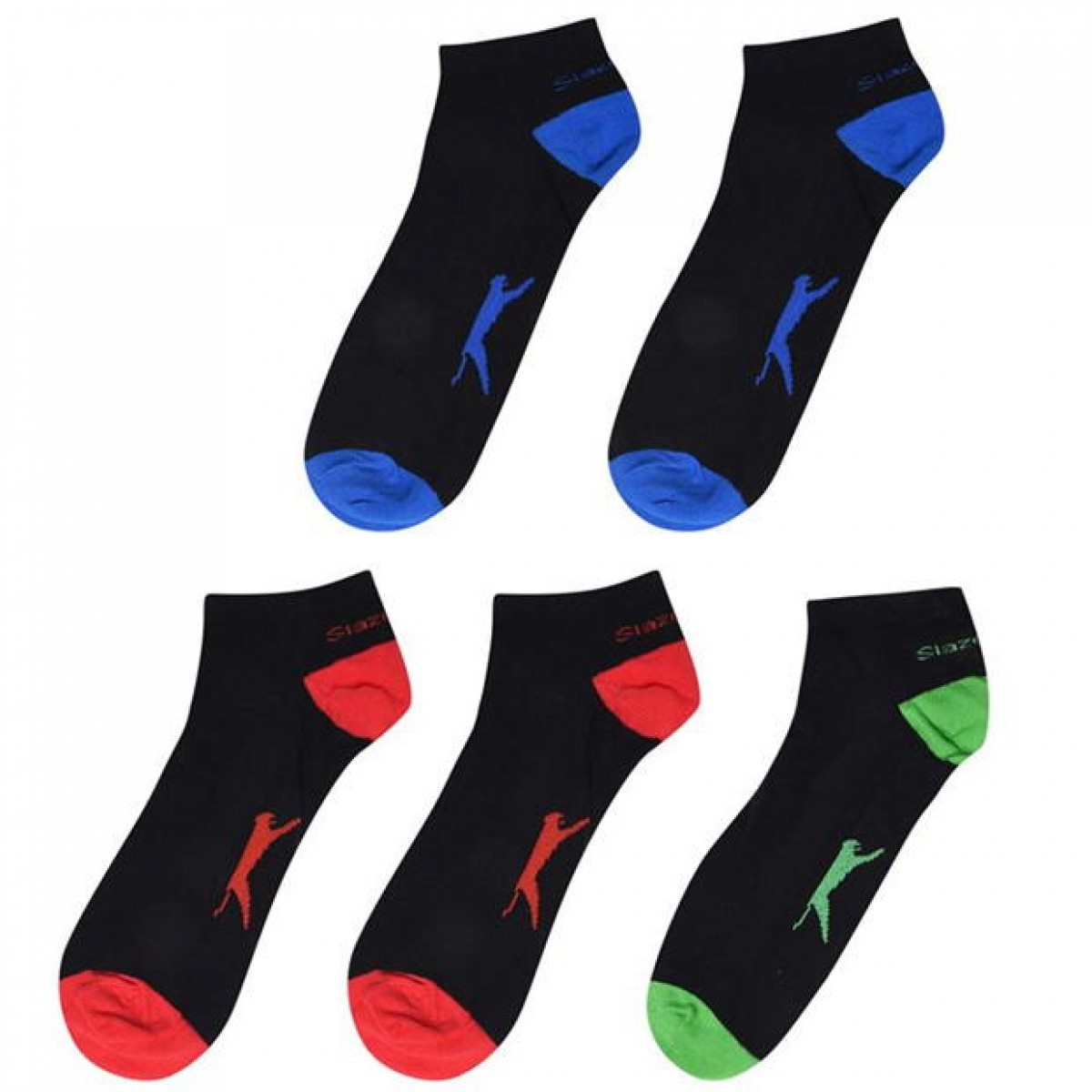 

Носки Slazenger 5 Pack Men's Trainer Bright Asst, Носки Slazenger 5 Pack Men's Trainer Bright Asst, 40-45