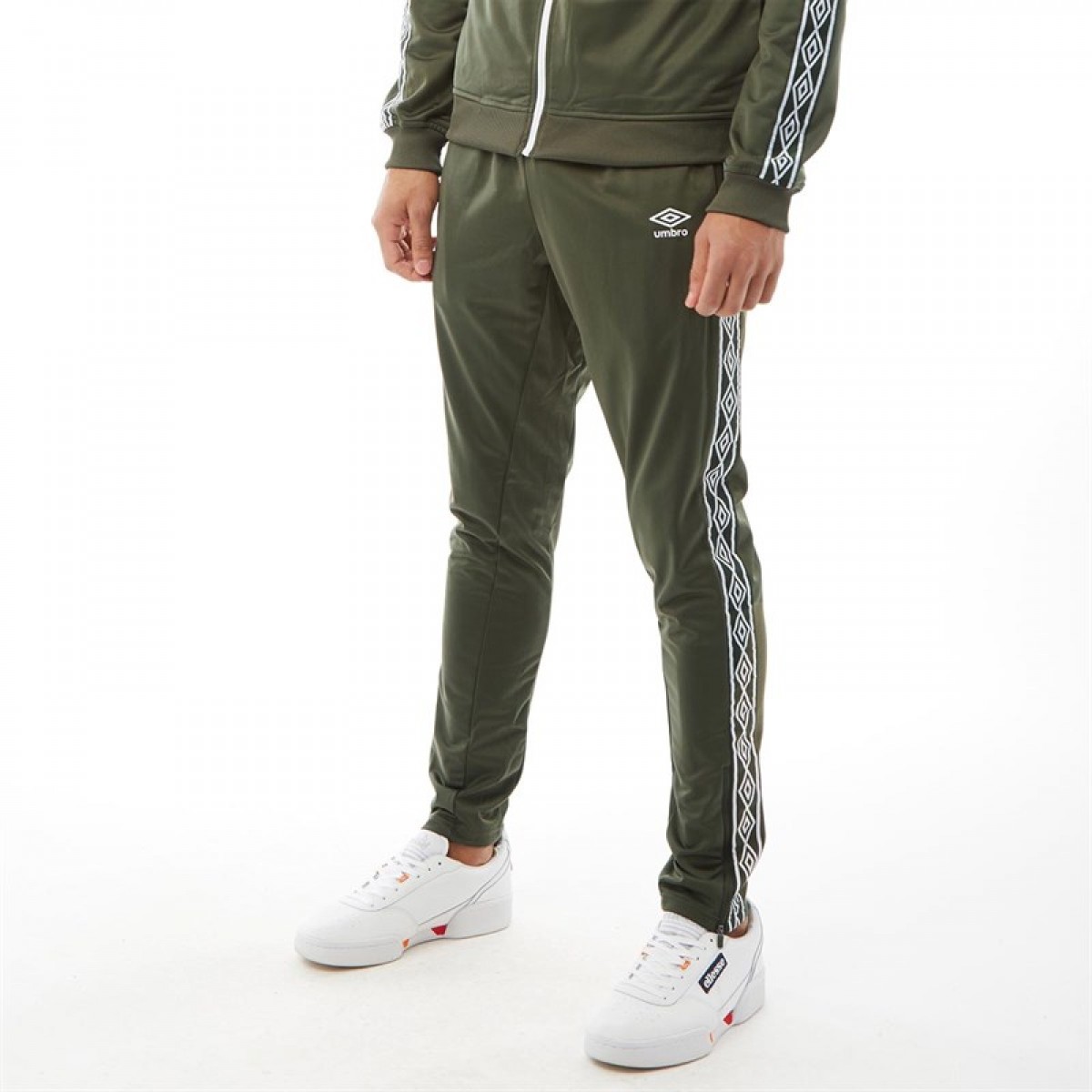 

Спортивные штаны Umbro Active Style Taped Tricot Olive Night/White Dark Olive Green, XXL (52)
