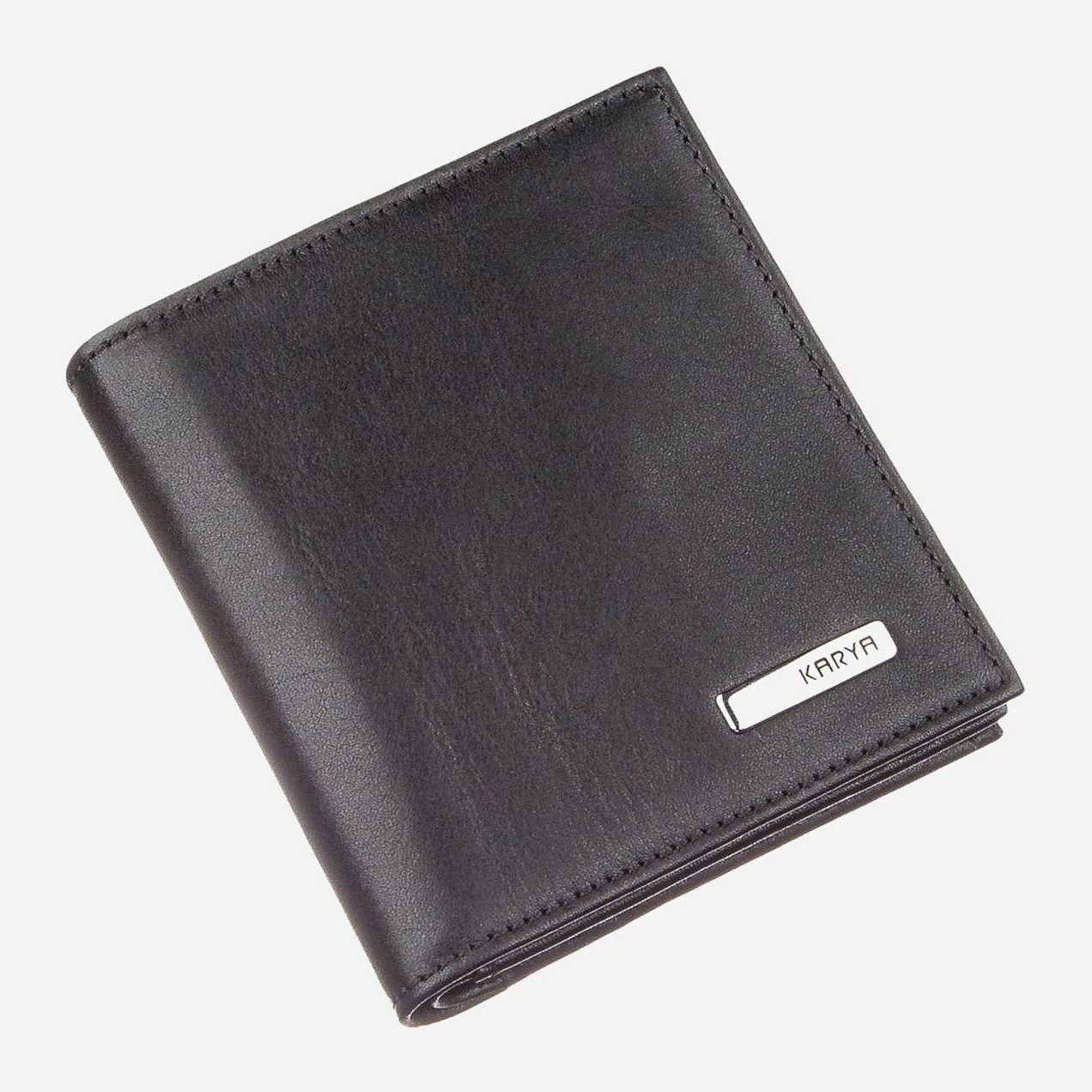 

Кошелек KARYA leather-17407 Черный