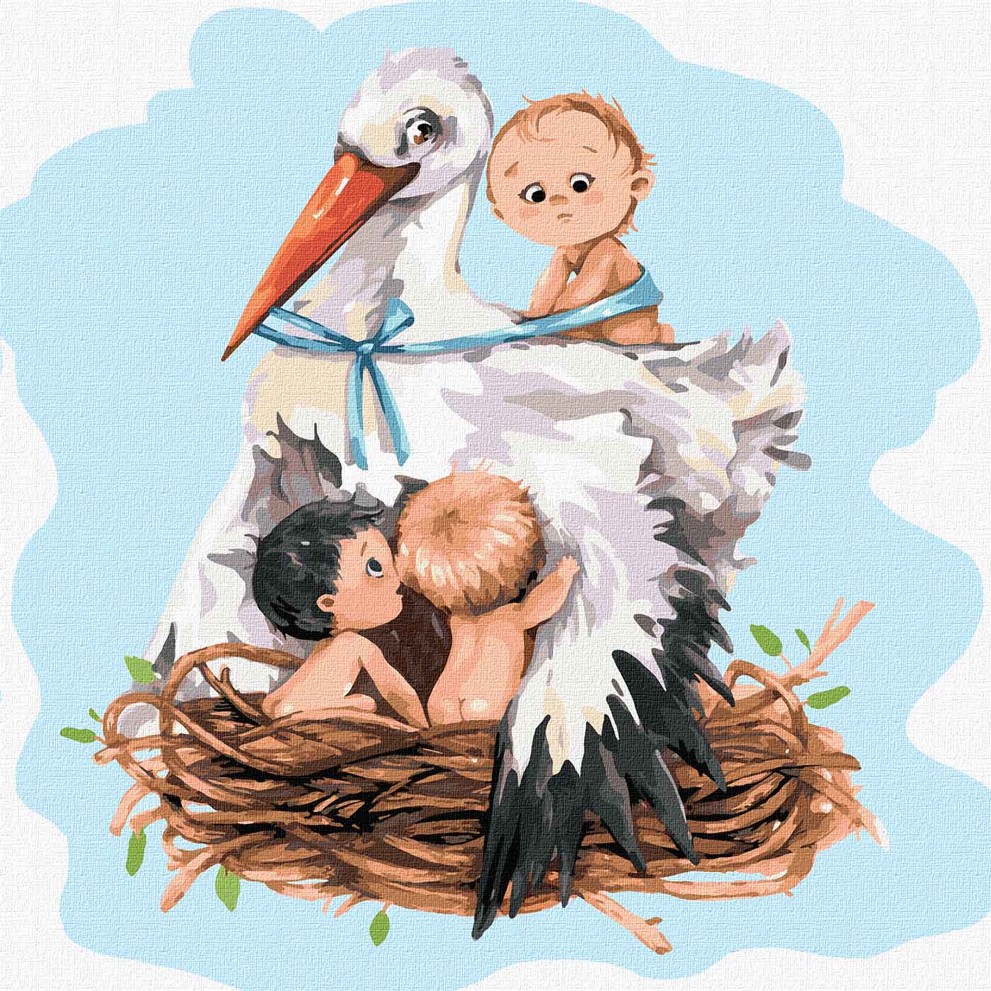 

Картина по номерам Идейка Аист приносит счастье 30 х 30 см (KHO2377) (4823104326694)