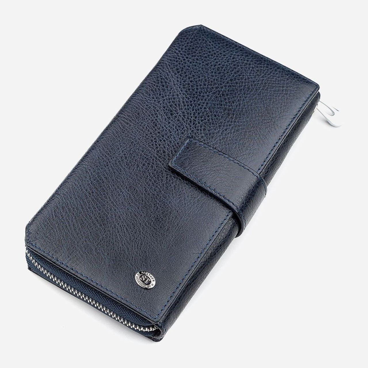 

Портмоне ST Leather Accessories 18454 Синее