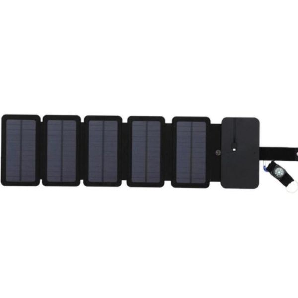 

Туристическая солнечная зарядка для телефона Kernuap 10W, 5В/1А (eg-100130)