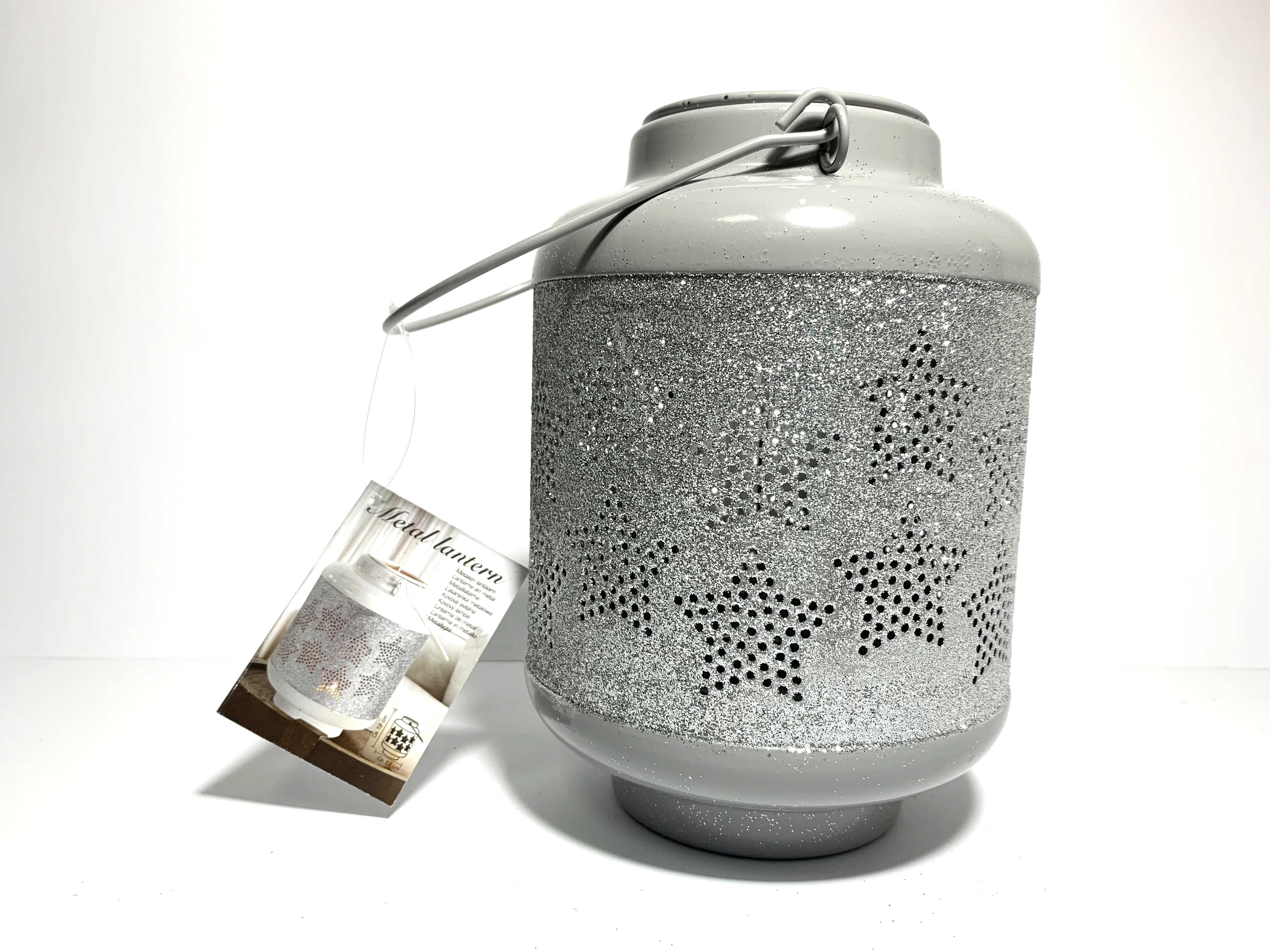 

Новогодний подсвечник Metal latern серый PM2-10073