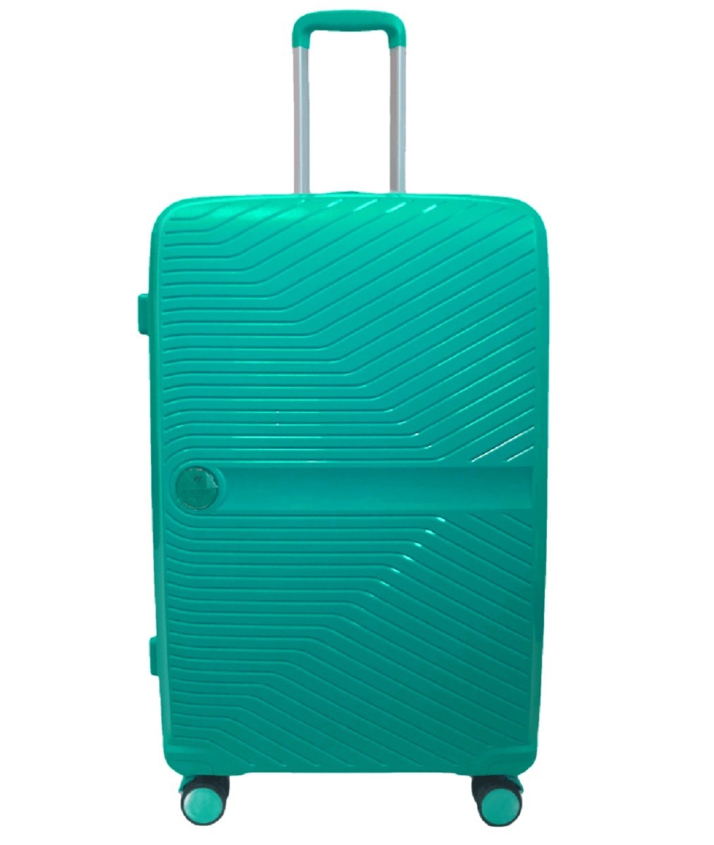 

Чемодан пластиковый AIRTEX 280 большой бирюзовый Ap00013
