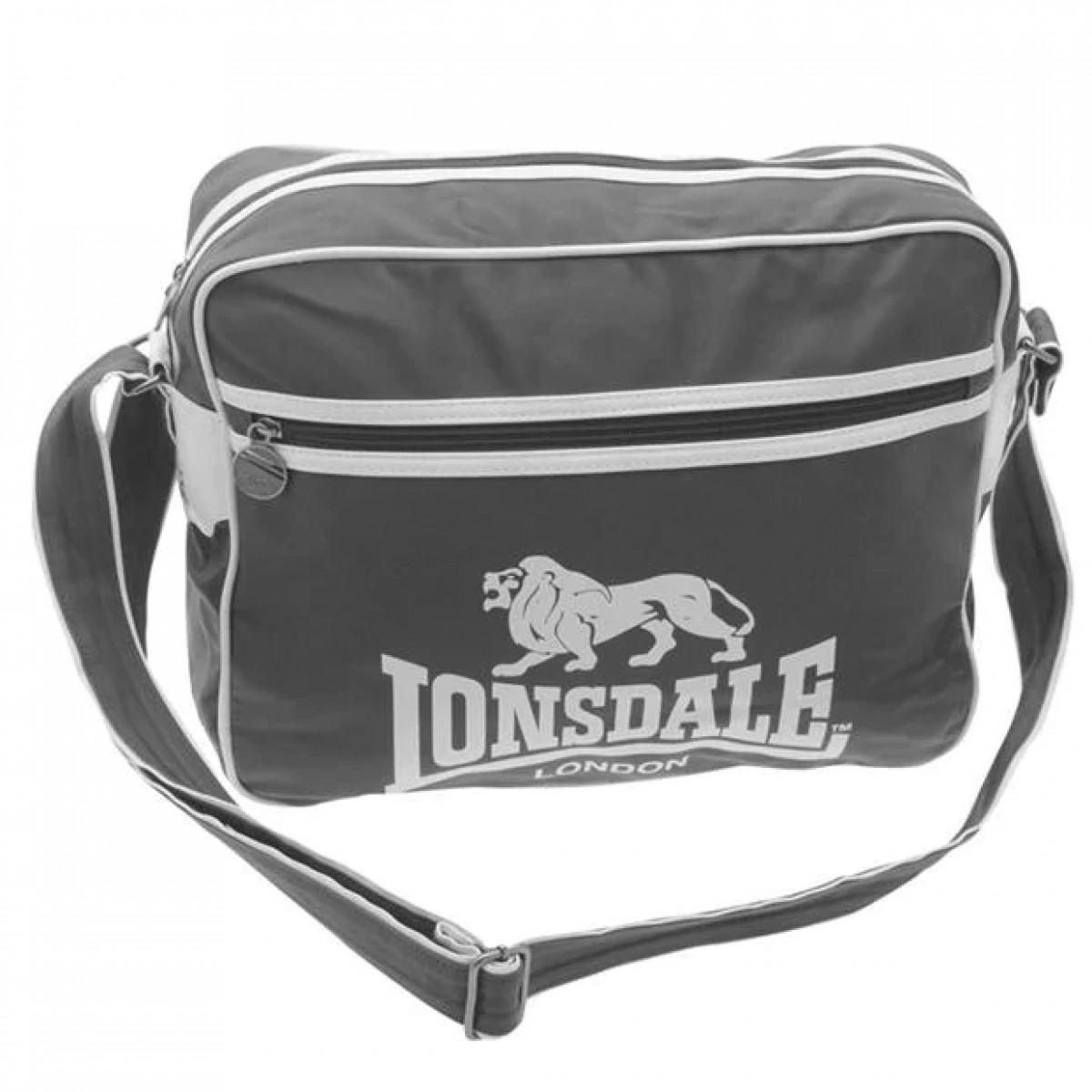 

Мессенджер Lonsdale Flight Bag Charcoal/White, Универсальный (10049090)