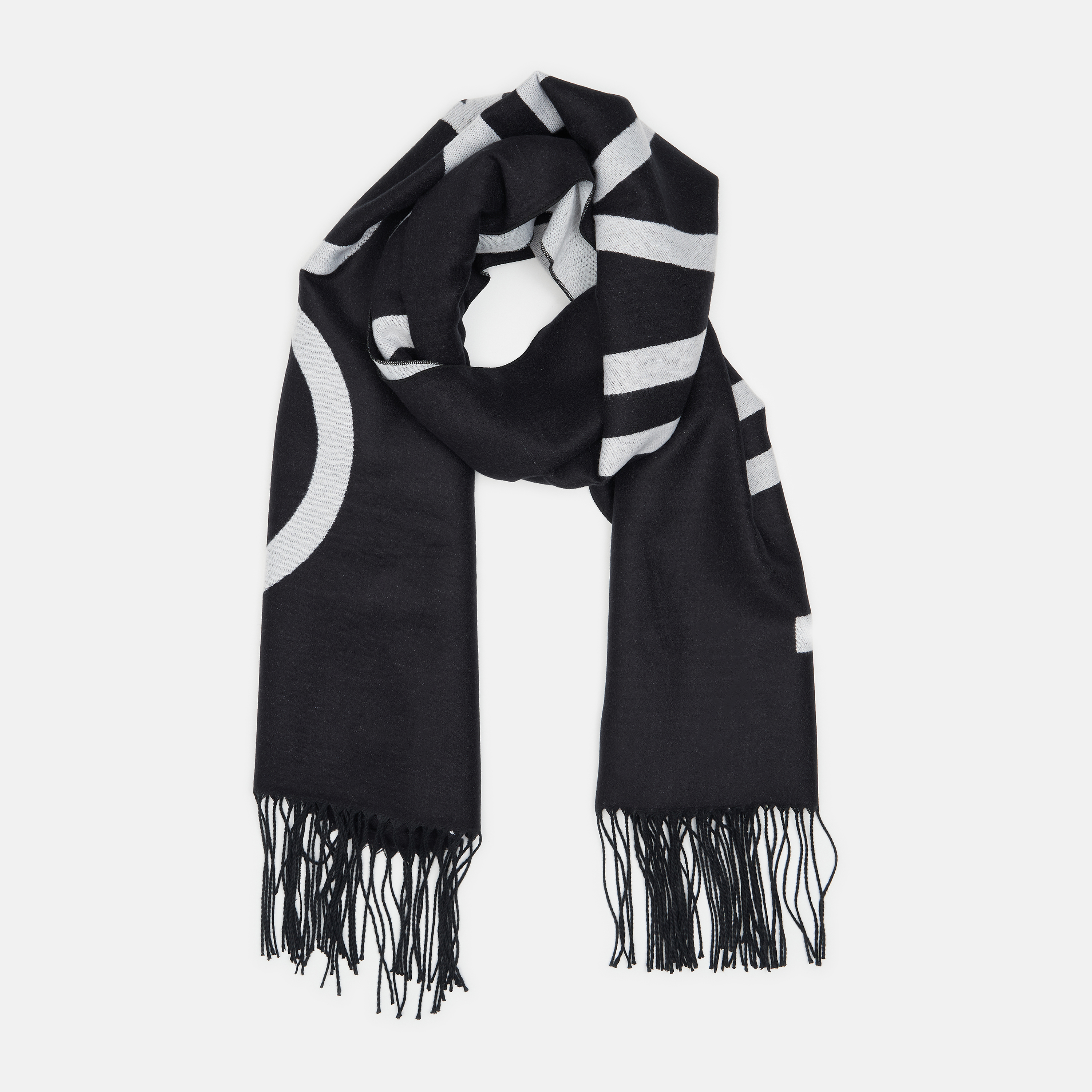 

Шарф Calvin Klein Jeans Fringes Scarf 65x195 K60K607322-BAX Black