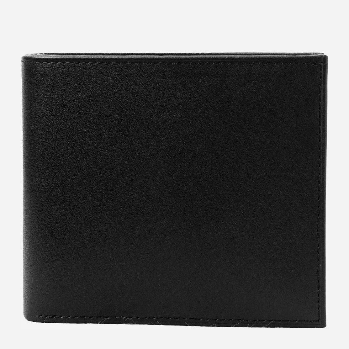 

Мужское портмоне кожаное Smith & Canova FUL90015-BLK-BRG Черное с бордовым