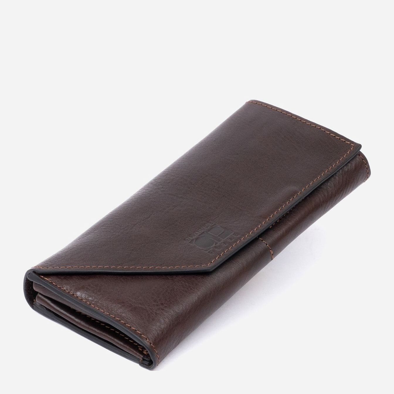 

Мужское портмоне кожаное Grande Pelle leather-11317 Коричневое