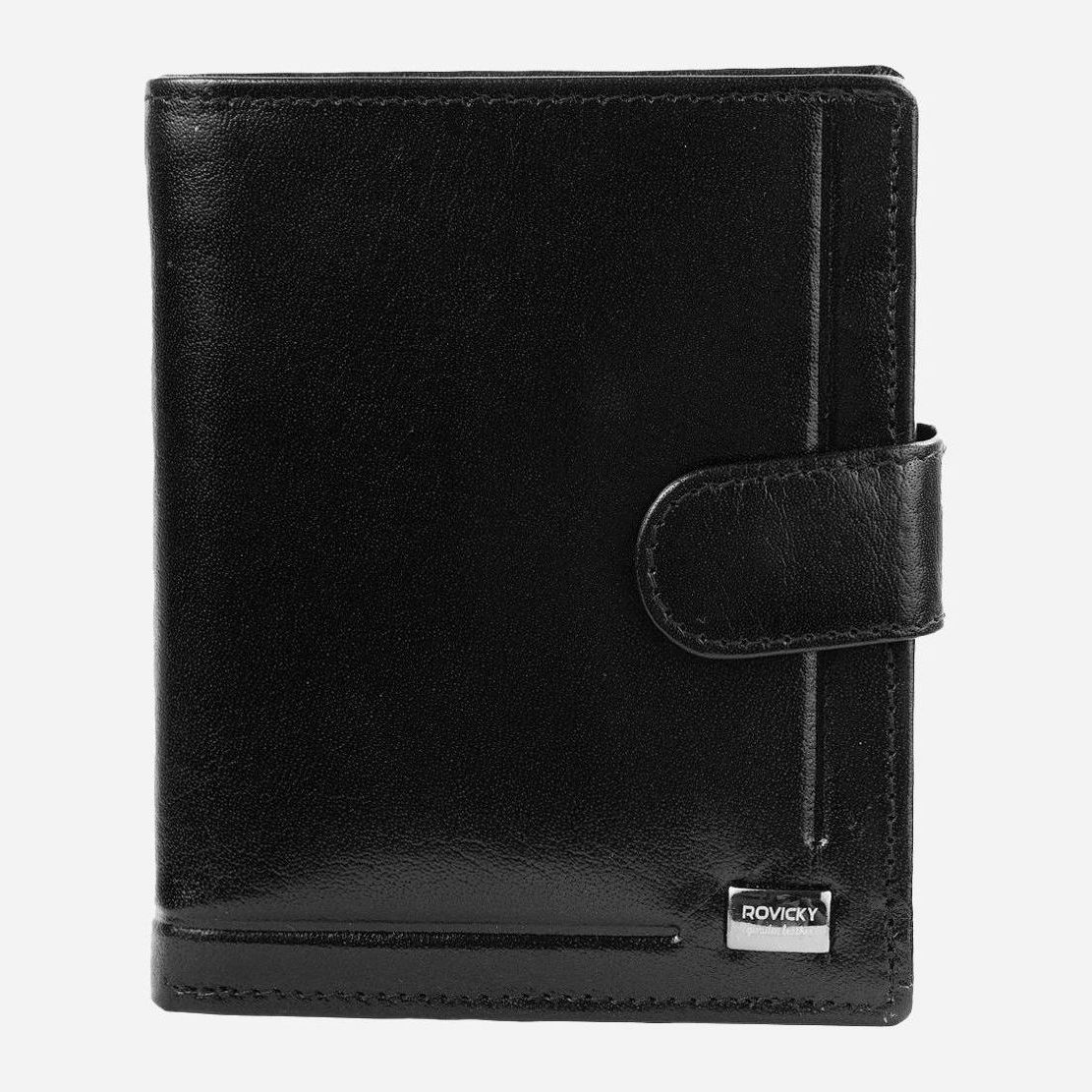 

Мужское портмоне кожаное Rovicky DNKPC-106L-BAR-black Черное