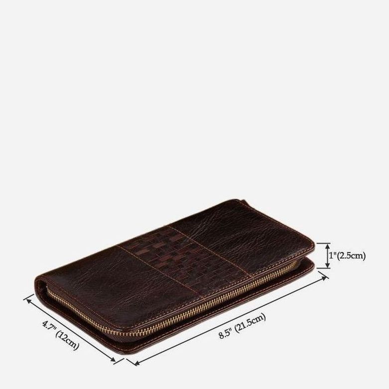 

Мужское портмоне кожаное Vintage leather-14188 Коричневое