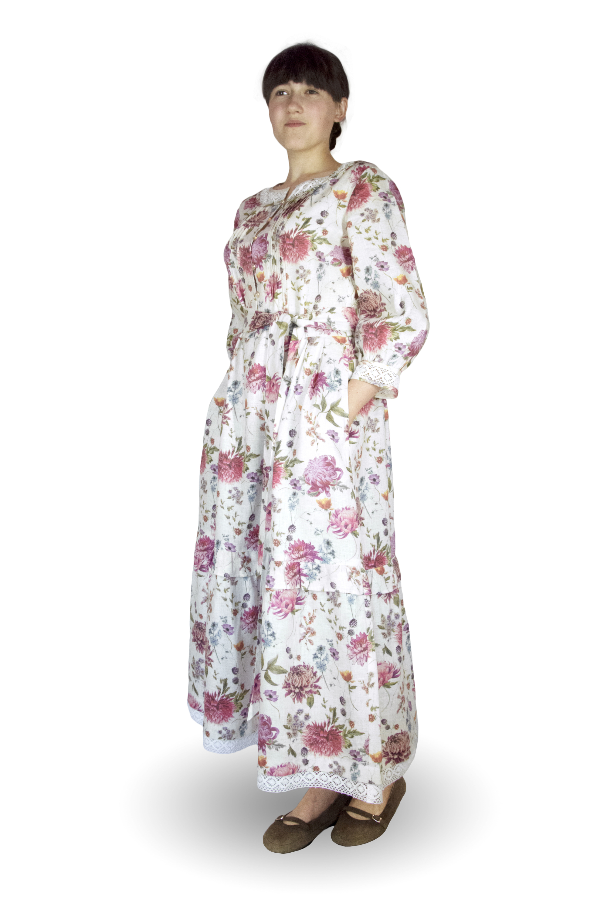 

Платье Галерея льону Лира белый  0068//1, Платье Галерея льону Лира белый 52 0068/52/1