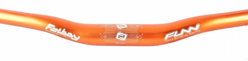 

Велосипедный руль Funn Fatboy Ø31.8 810mm 7 rise Blast Polish Orange