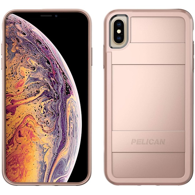 

​Противоударный чехол бампер Pelican Protector Apple iphone Xs Max 6.5" Metallic Rose Gold
