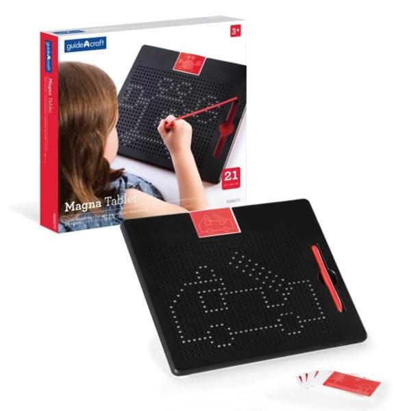 

Магнитный планшет Guidecraft Manipulatives для рисования, с шаблонами и ручкой (G99970)