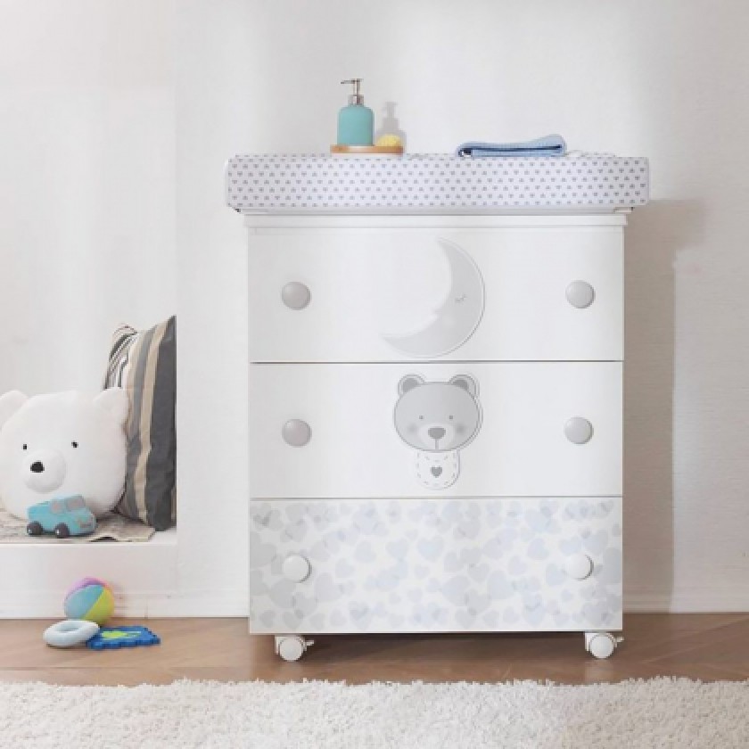 

Пеленатор Pali Moon white