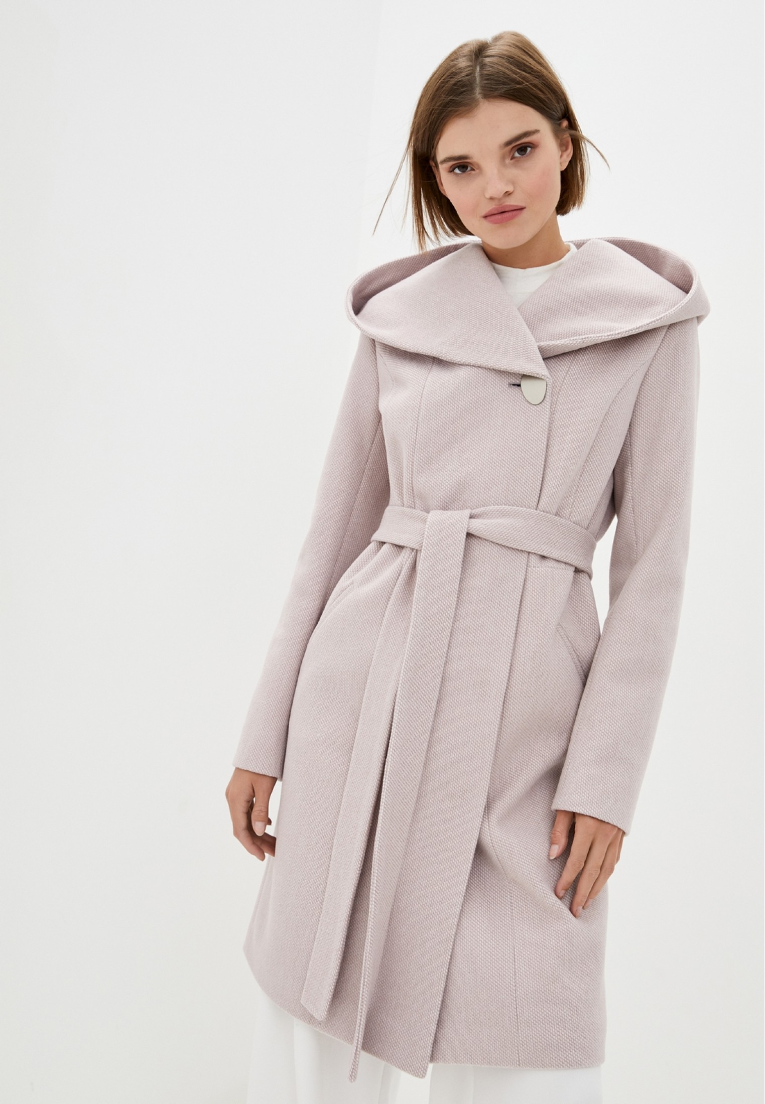 

Пальто демисезонное розовое DANNA 1189, Пальто демисезонное розовое DANNA 1189 52