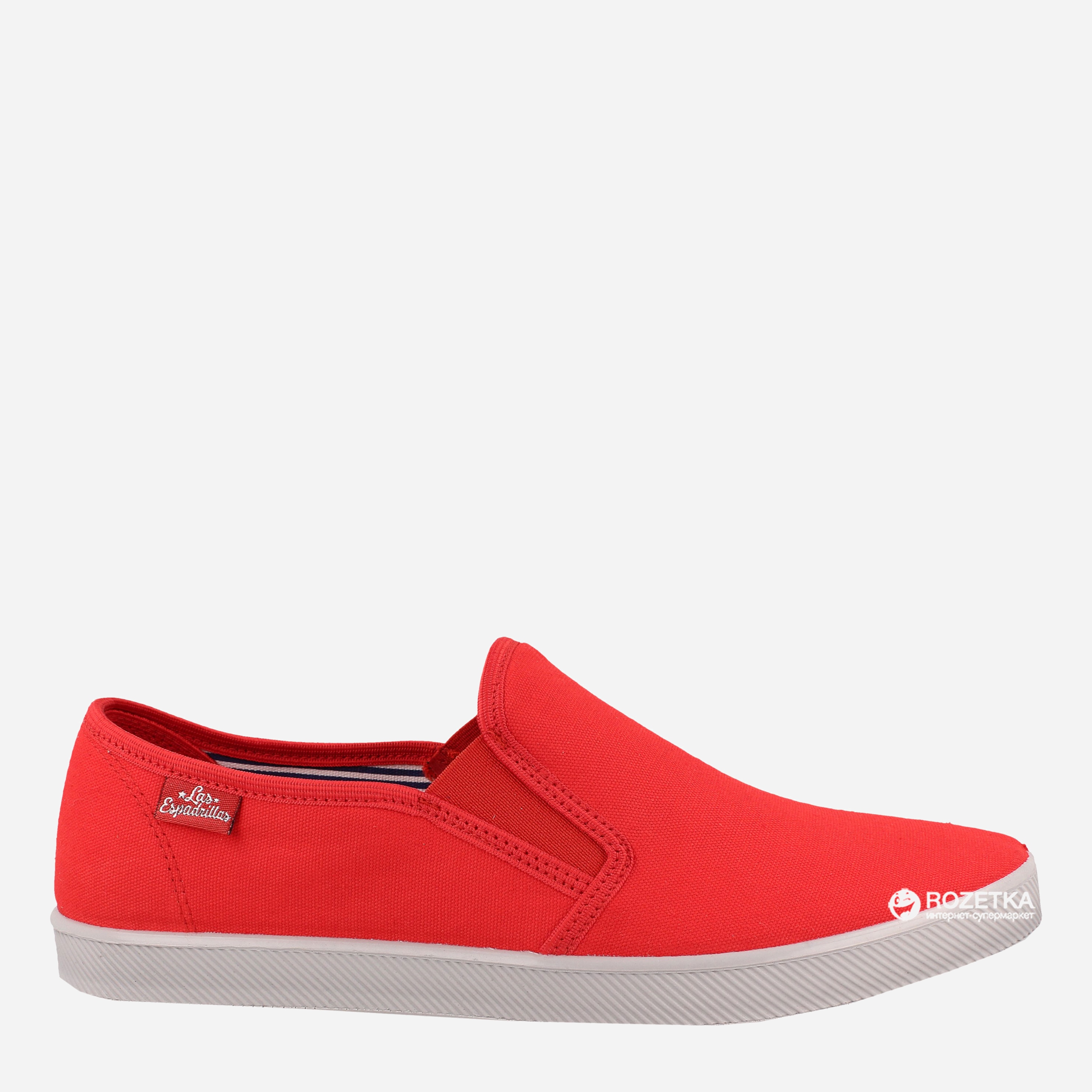 

Слипоны Las Espadrillas 6088-4737 43 27.5 см Красные