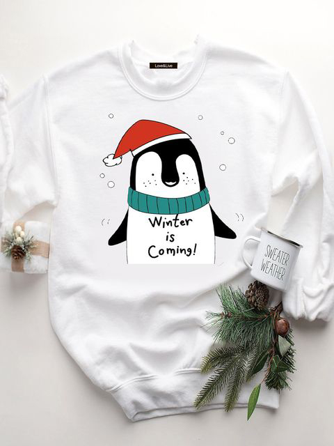 

Свитшот Love&Live Winter is coming LLP01156  Белый, Свитшот Love&Live Winter is coming LLP01156 L Белый