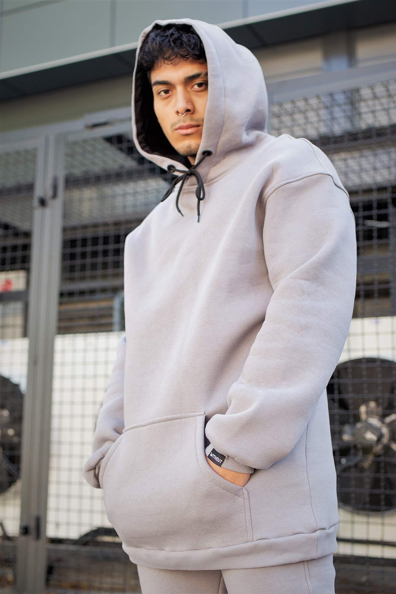 

Оверсайз Худі Without Biggi 20 FLEECE  Gray, Оверсайз Худі Without Biggi 20 FLEECE XL Gray