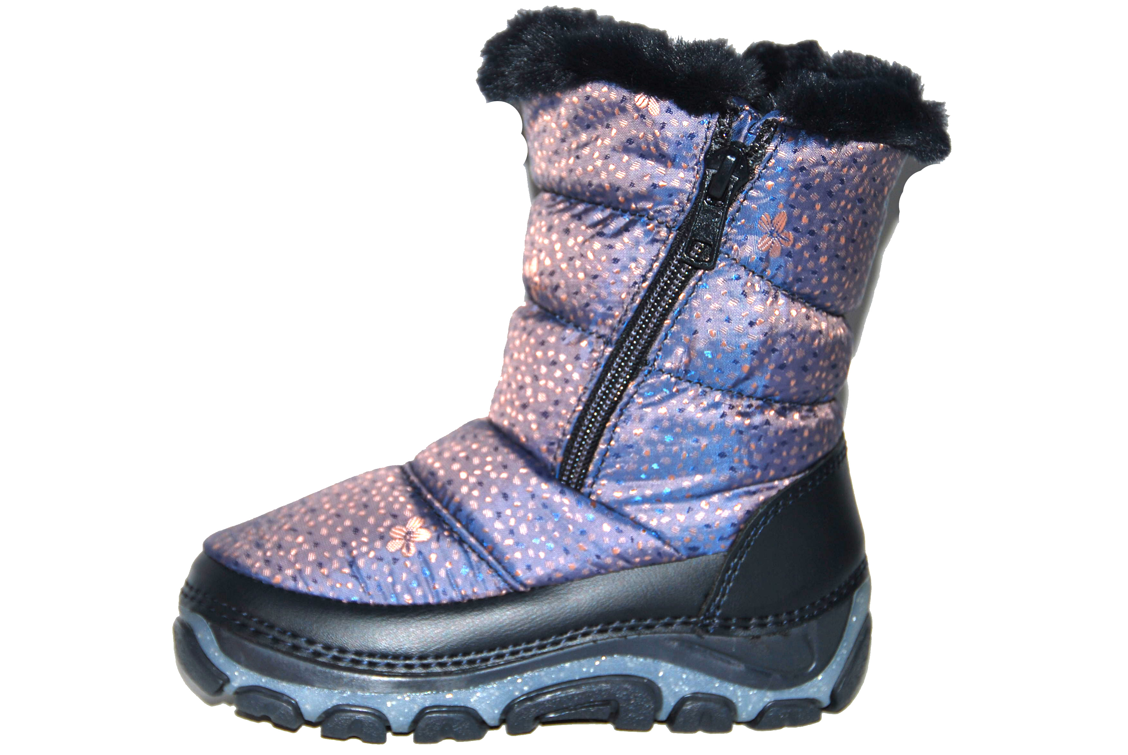 

Сапоги дутые для девочки Antarctica фиолетовый 18202 30