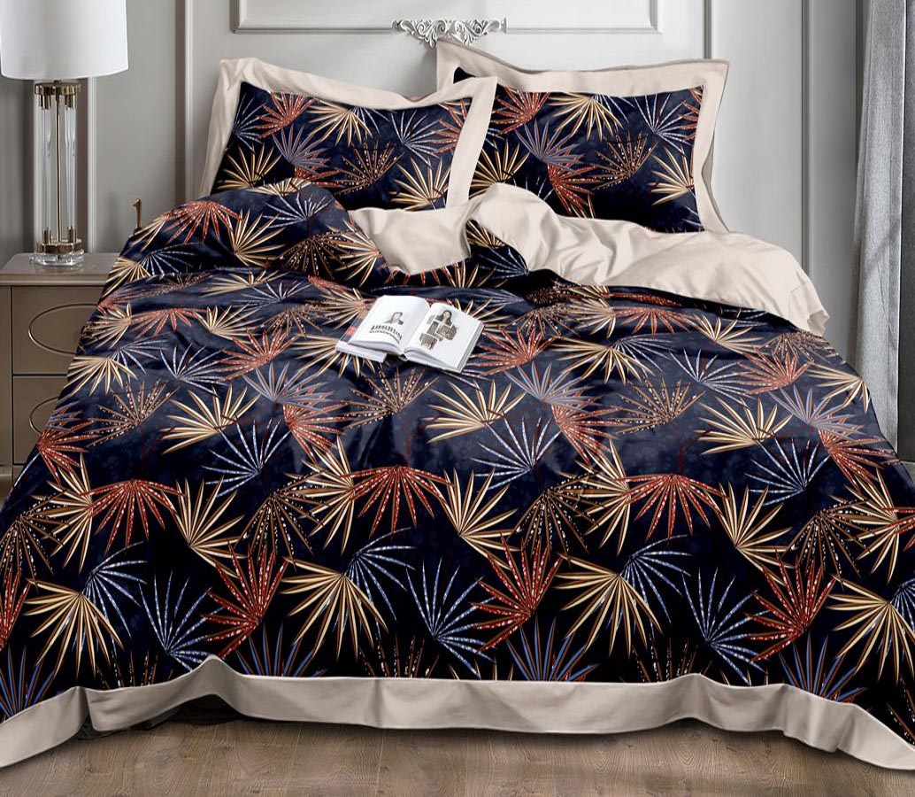 

Комплект постельного белья MirSon Сатин Premium 22-1170 Volga Семейный