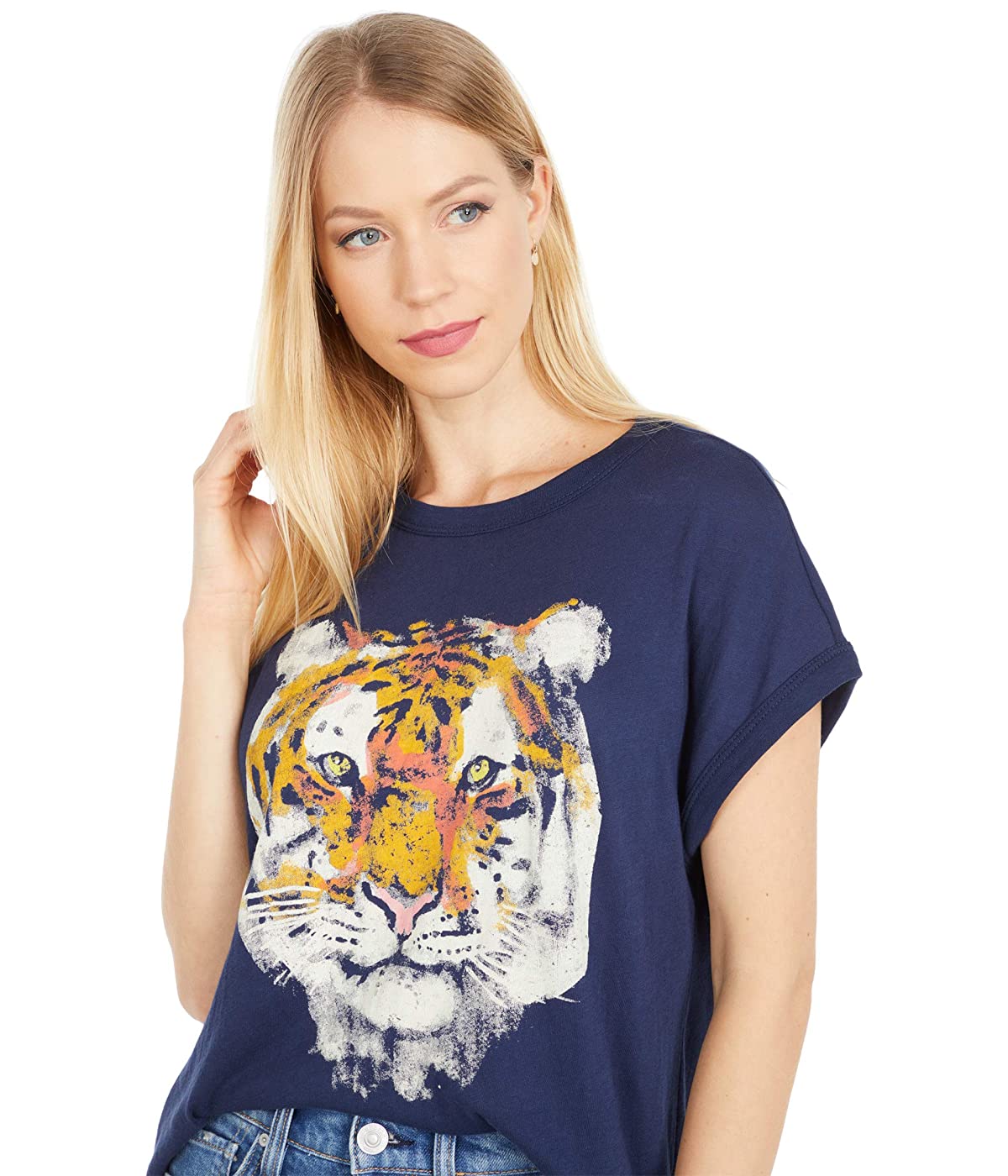 

Футболка Chaser "Tiger Portrait" Crew Neck Roll Sleeve Avalon, XS (42)