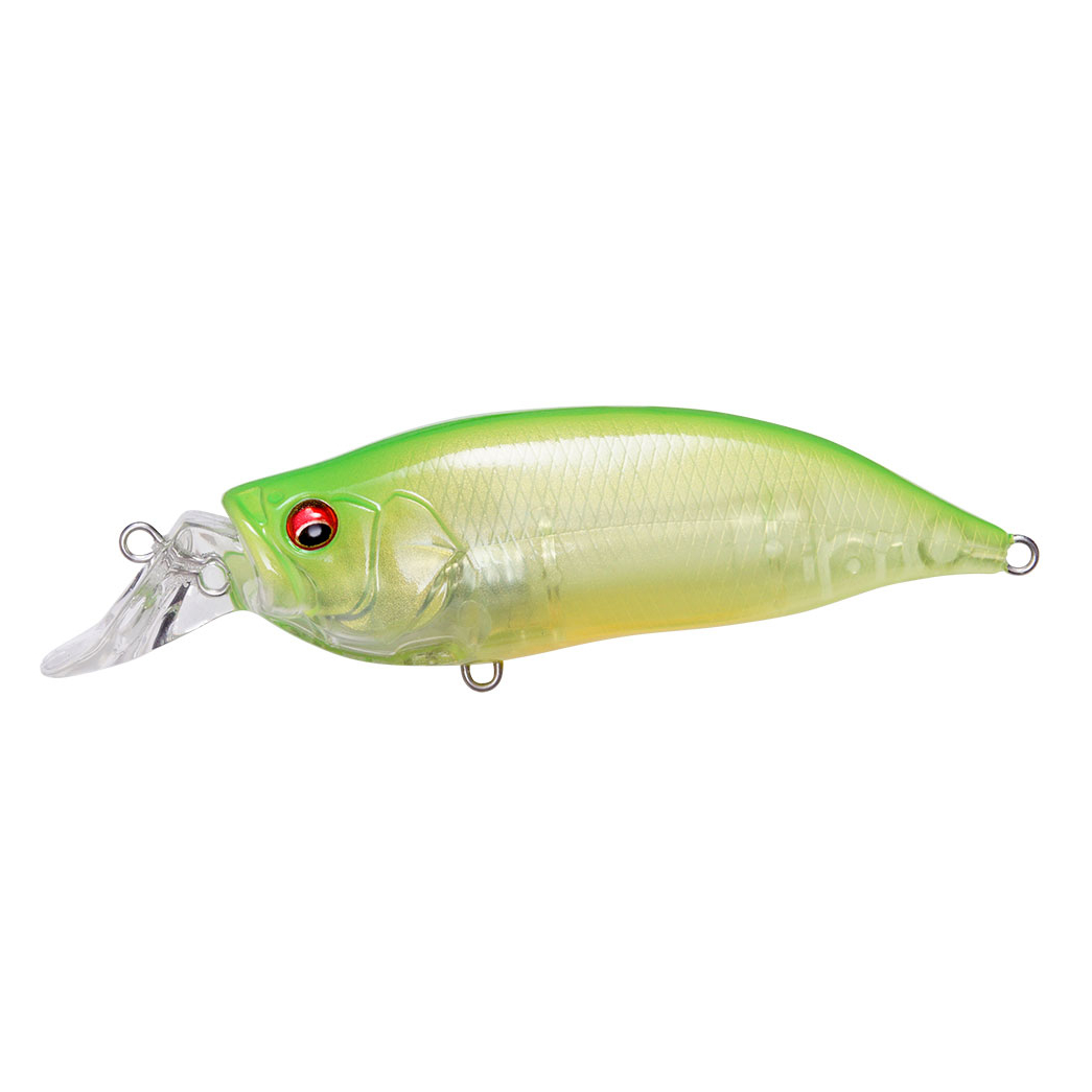 

Воблер Megabass IXI Shad Type-R 57mm 7g Clear Lime Chart