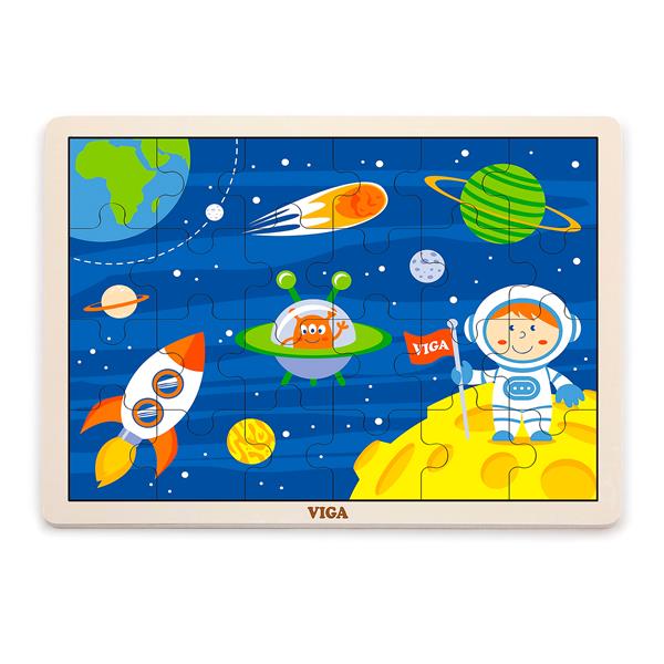 

Дерев'яний пазл Viga Toys У космосі, 24 ел. (5146121)