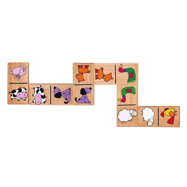 

Дерев'яне доміно Viga Toys Звірята (5962221)