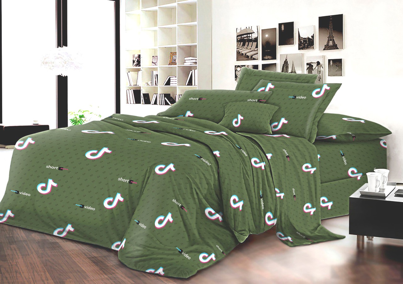 

Простынь MirSon Бязь 17-0399 TikTok Green 180х220