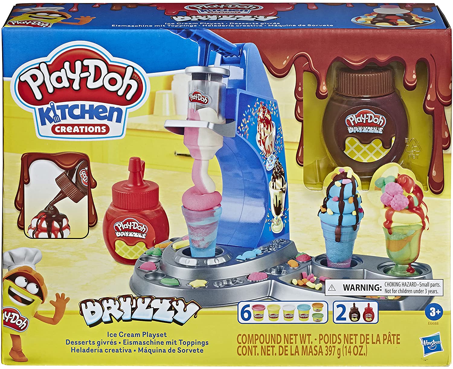 

Игровой набор Hasbro Play-Doh Мороженое с глазурью