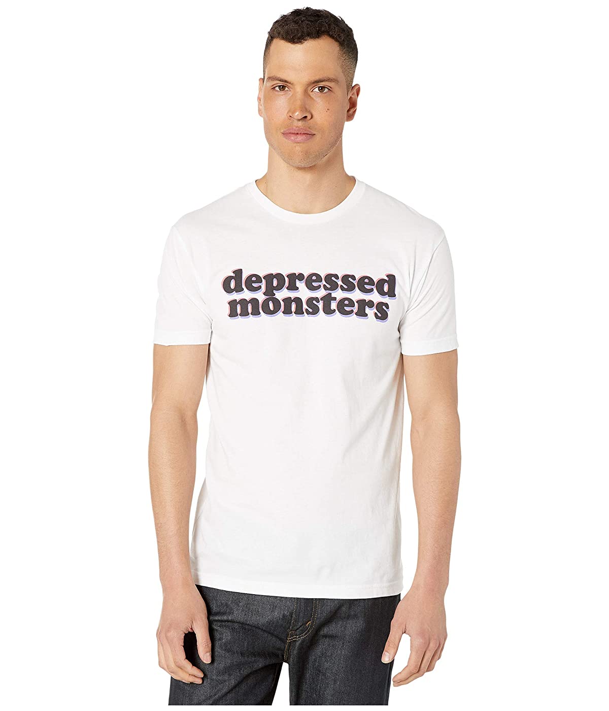 

Футболка Depressed Monsters 3D Logo Premium Tee White, S (44)