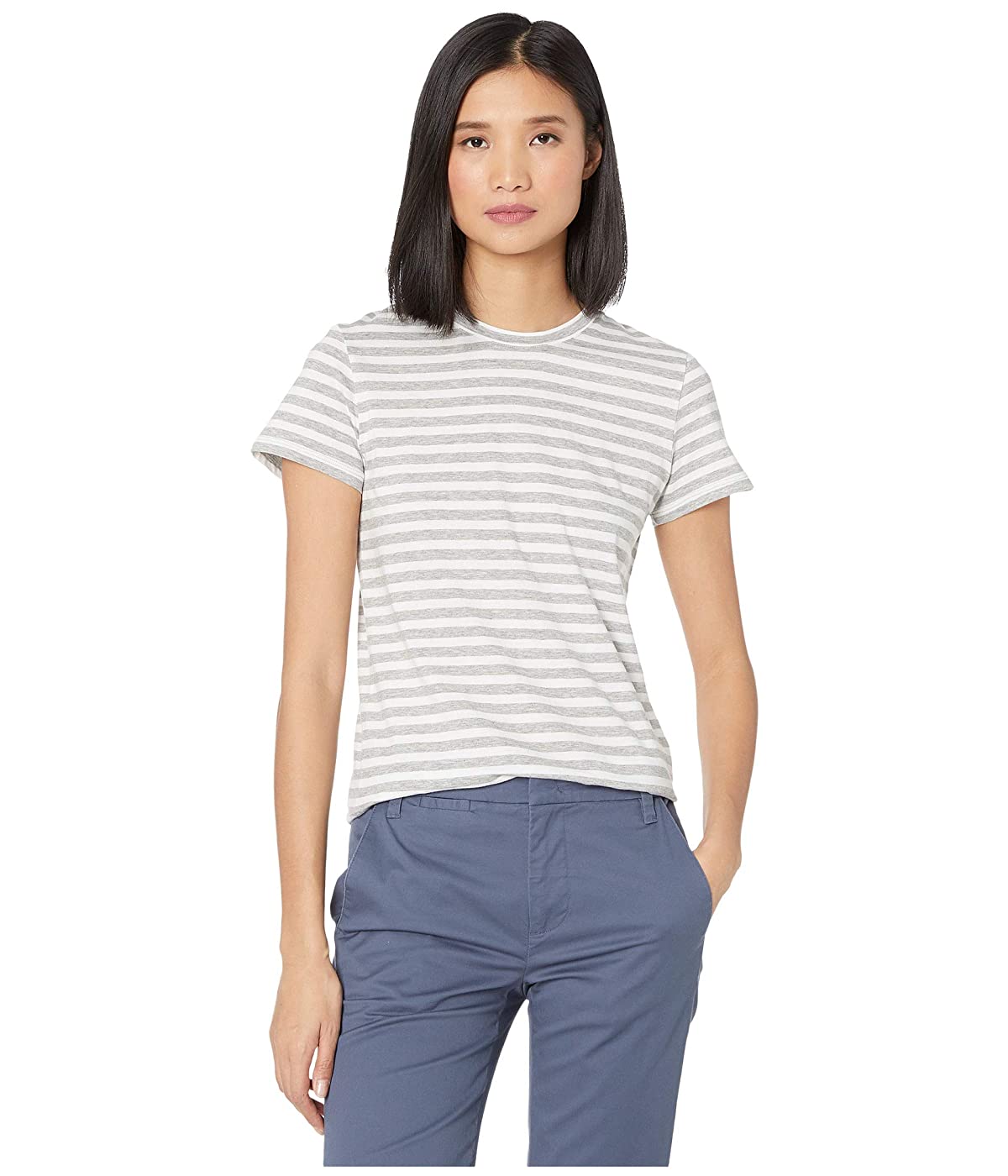 

Футболка Vince Striped Essential Crew Heather Grey/Optic White,  (42, Футболка Vince Striped Essential Crew Heather Grey/Optic White, XS (42)