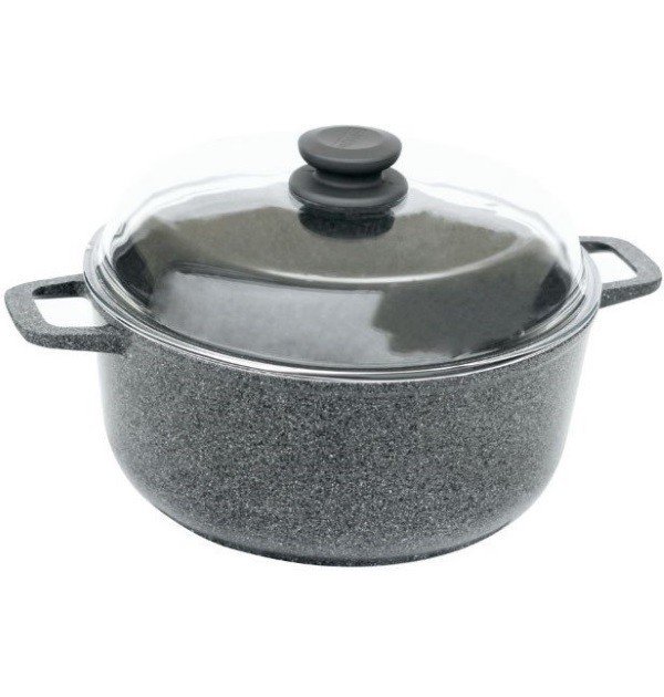 

Каструля 4,0 л Biol Granit Grey (К404ПС)