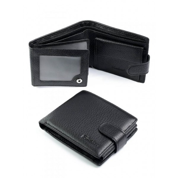 

Портмоне кожаное мужское PortMan 8881 Black