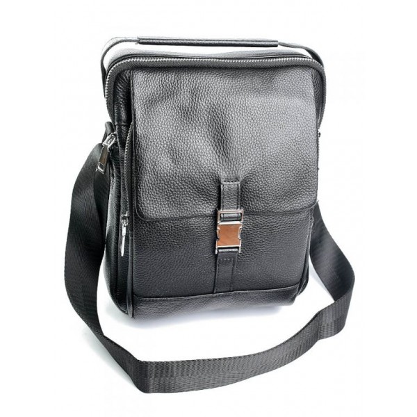 

Мужская кожаная сумка BagMan 9747 Black