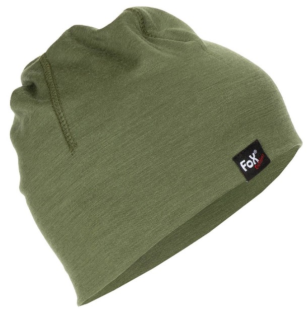 

Шапка зимняя Fox Outdoor "Merino Lite" олива 100% шерсть