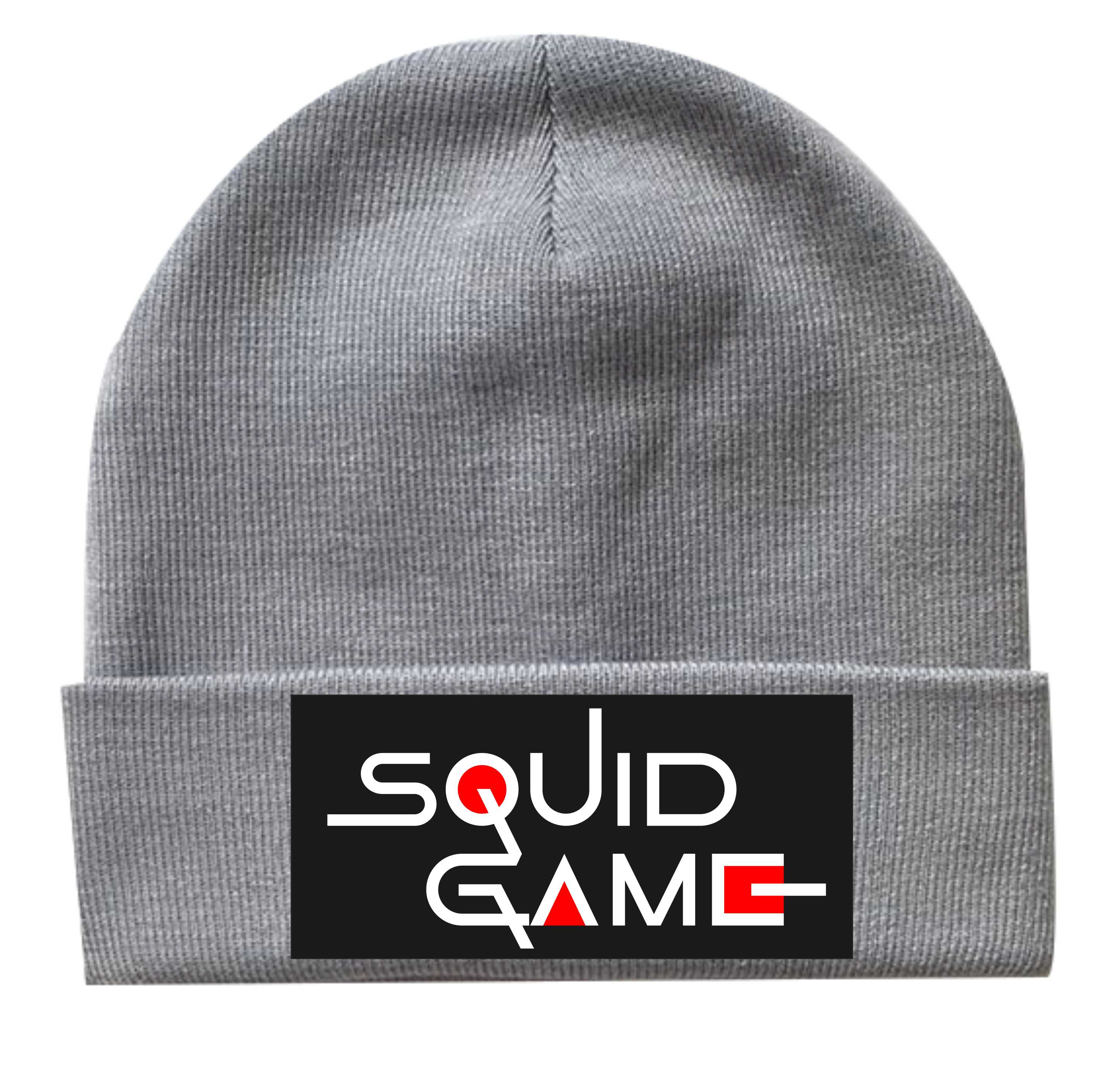 

Шапка-біні утеплена Спиногриз Squid game лого СПИ-Ш2026 сірий 54-56 см