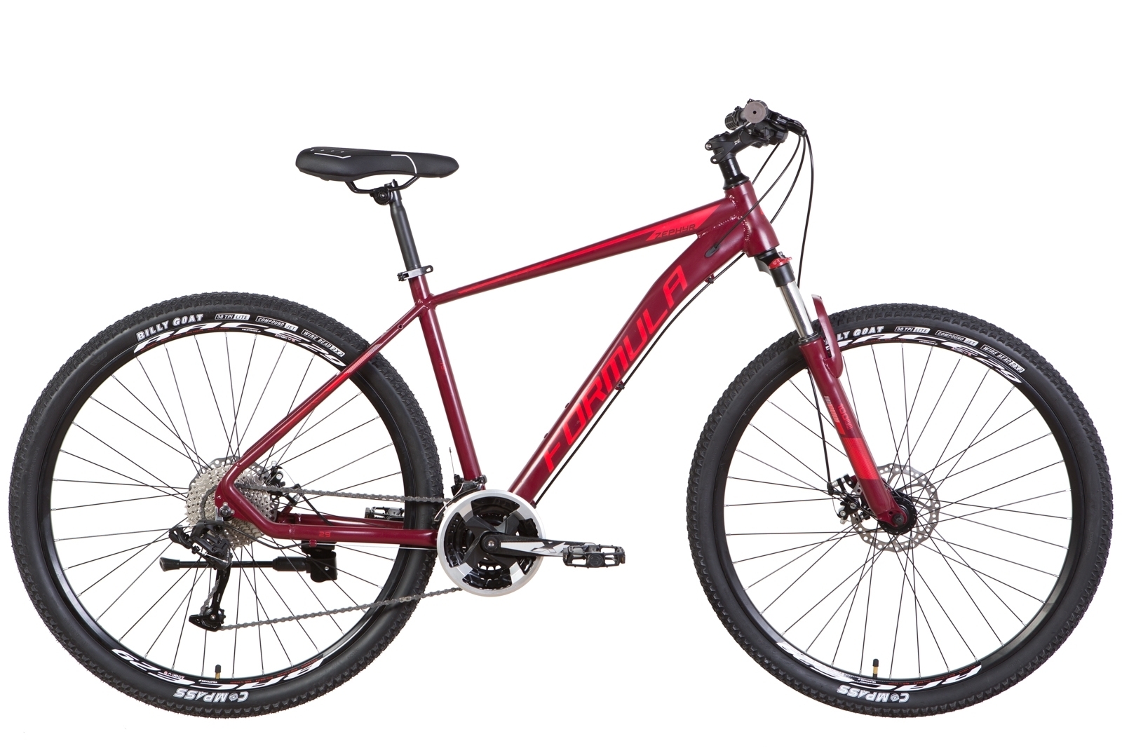 

Велосипед AL 29" Formula ZEPHYR 2.0 AM DD 2022 (красный (м)) Formula OPS-FR-29-166
