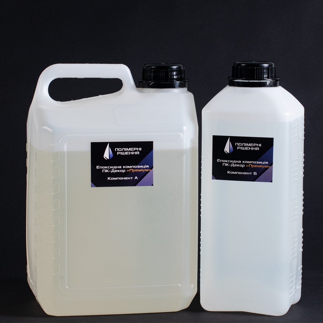 

Комплект декоративной прозрачной эпоксидной смолы ПК-Декор "Премиум" 10 кг