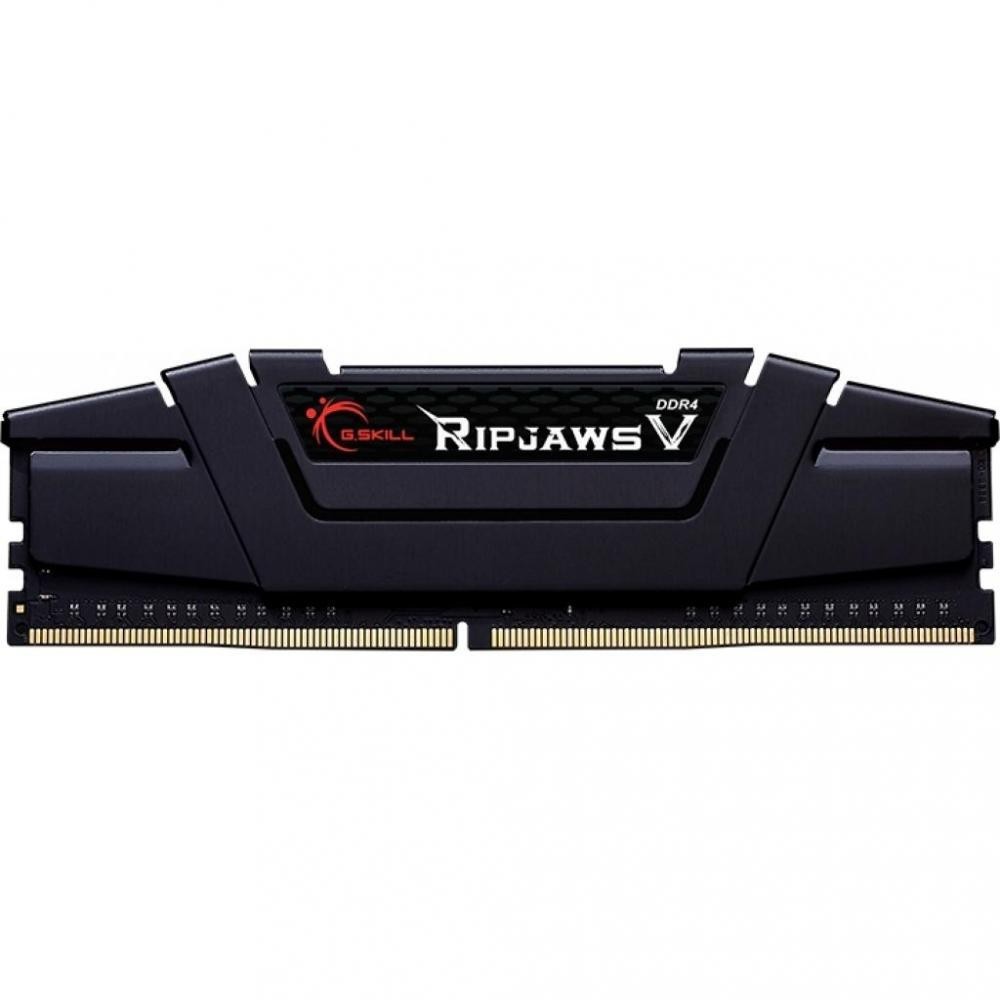 

Модуль пам'яті DDR4 32G 2666MHz G.SKILL RipjawsV 1.2V CL18 Black (box) F4-2666C18S-32GVK