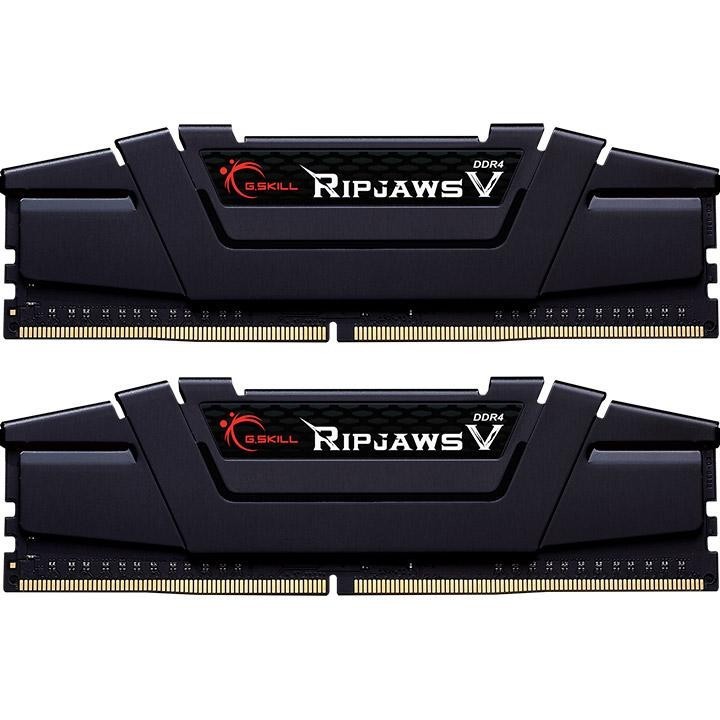 

Модуль пам'яті DDR4 16G KIT(2x8G) 3600MHz G.SKILL RipjawsV Black 1.35V CL18 (box) F4-3600C18D-16GVK