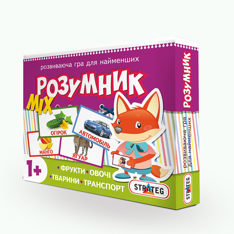 

Игра настольная Стратег Маленький умник MIX (укр)