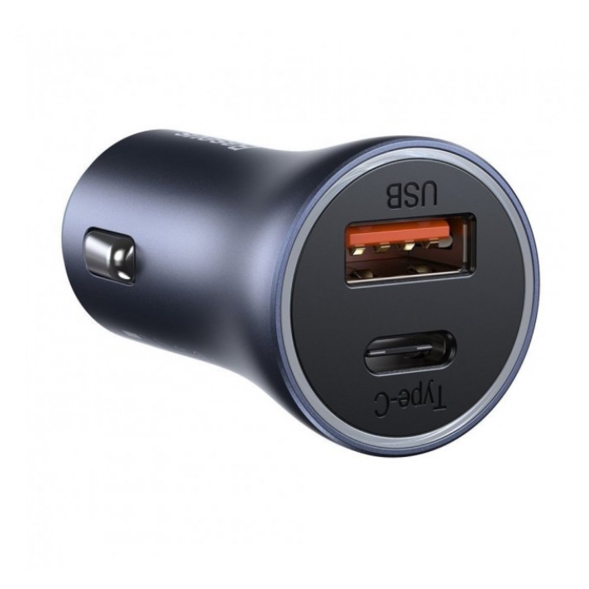 

Автомобильное зарядное устройство Baseus Golden Contactor Pro Dual Quick Car Charger 40W Dark gray