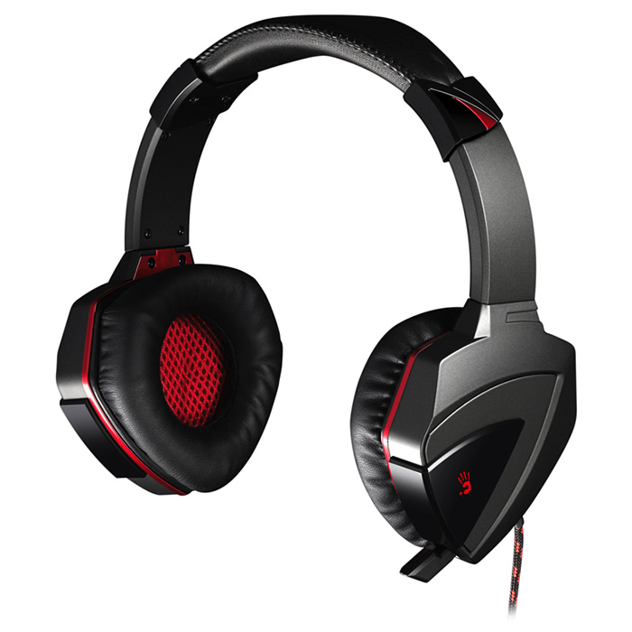 

Наушники гарнитура накладные A4Tech Bloody G501 Black/Red