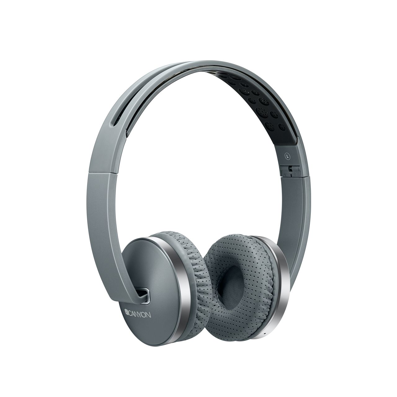 

Наушники гарнитура накладные Bluetooth Canyon CNS-CBTHS2DG Dark Grey